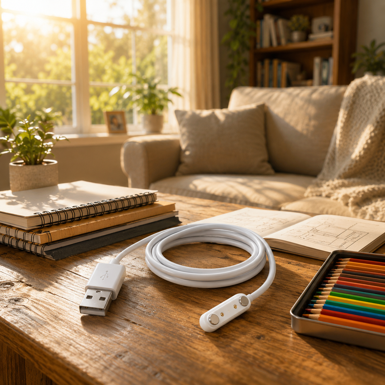 Cable de carga magnético para smartwatch